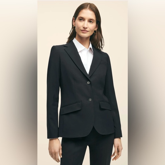 Brooks Bothers Navy Wool Blazer - Picture 2 of 16